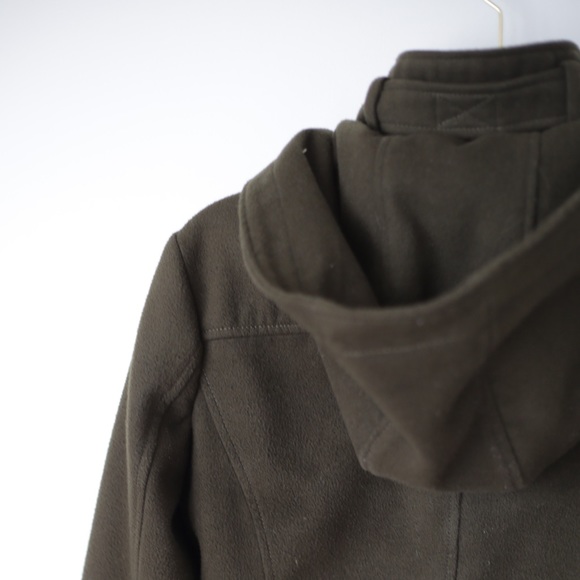 BCBGeneration Green Peacoat with Toggles Small - Picture 4 of 7